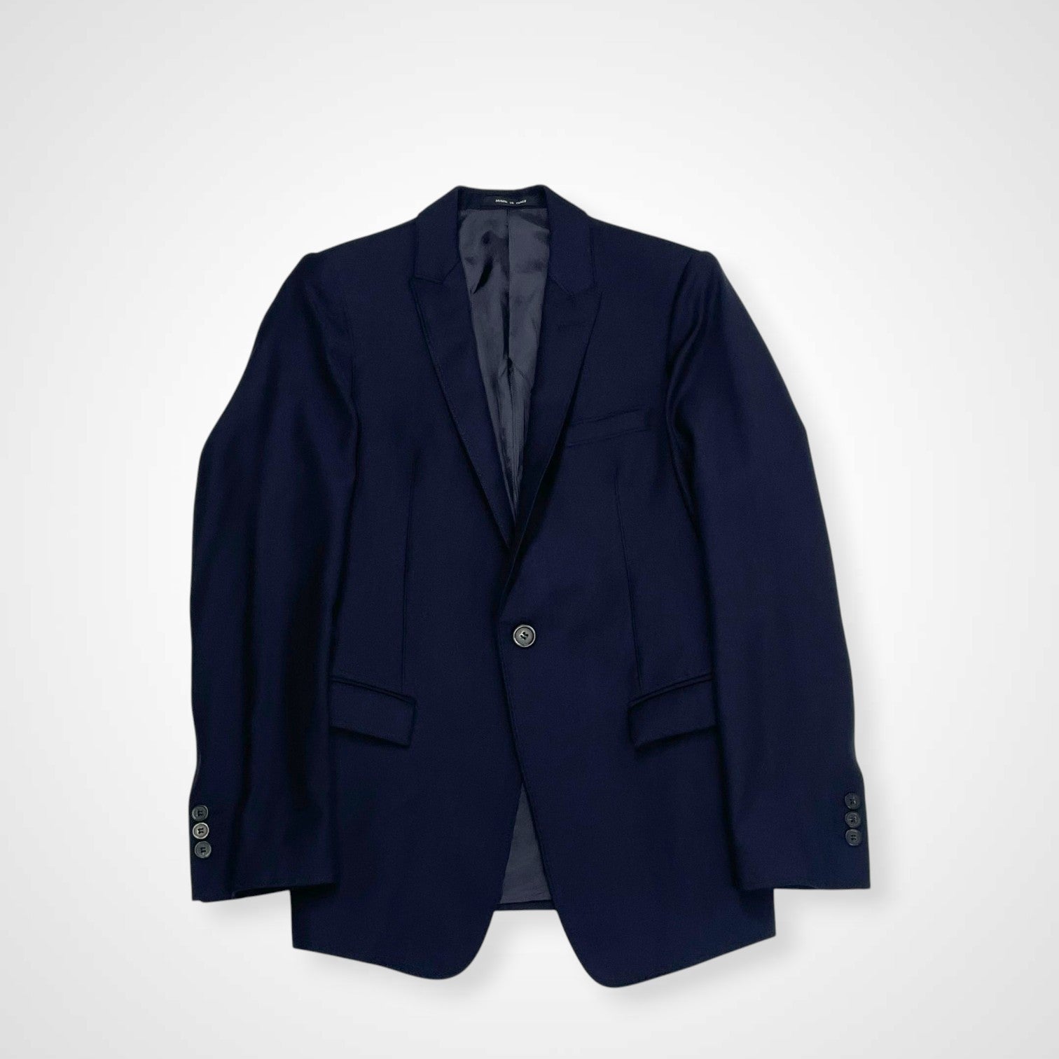 EMPORIO ARMANI エンポリオ アルマーニ / ナローラペル1Bスーツ 参考定価：230,000程度 SIZE:46