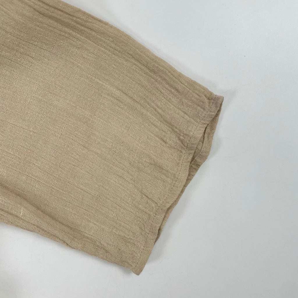 MaxMara / ピュアリネンロングシャツ 白タグ 参考定価：60,000程度 SIZE:38