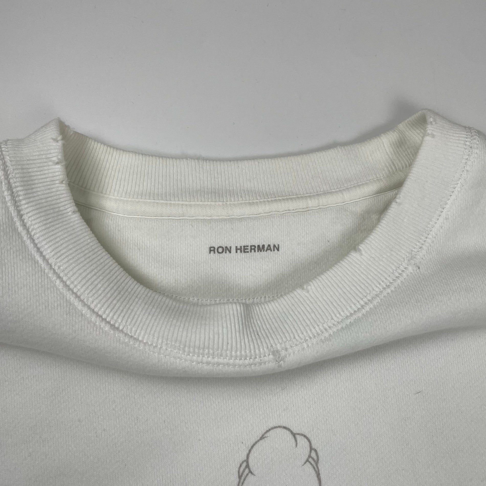 RON HERMAN × Disney ロンハーマン ディズニー / SWEAT PULL OVER "Cinderella" スウェット シンデレラ ホワイト SIZE:S