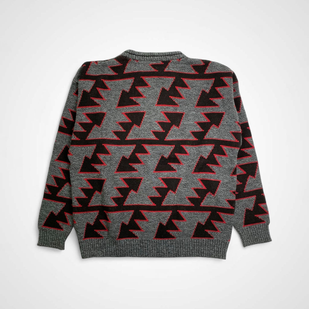 LE TIGRE ル ティグレ / ヴィンテージ サンダー柄 クルーネックニット SIZE:XL