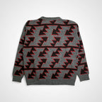 LE TIGRE ル ティグレ / ヴィンテージ サンダー柄 クルーネックニット SIZE:XL