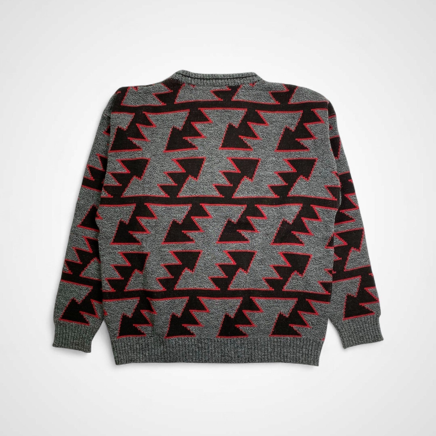 LE TIGRE ル ティグレ / ヴィンテージ サンダー柄 クルーネックニット SIZE:XL