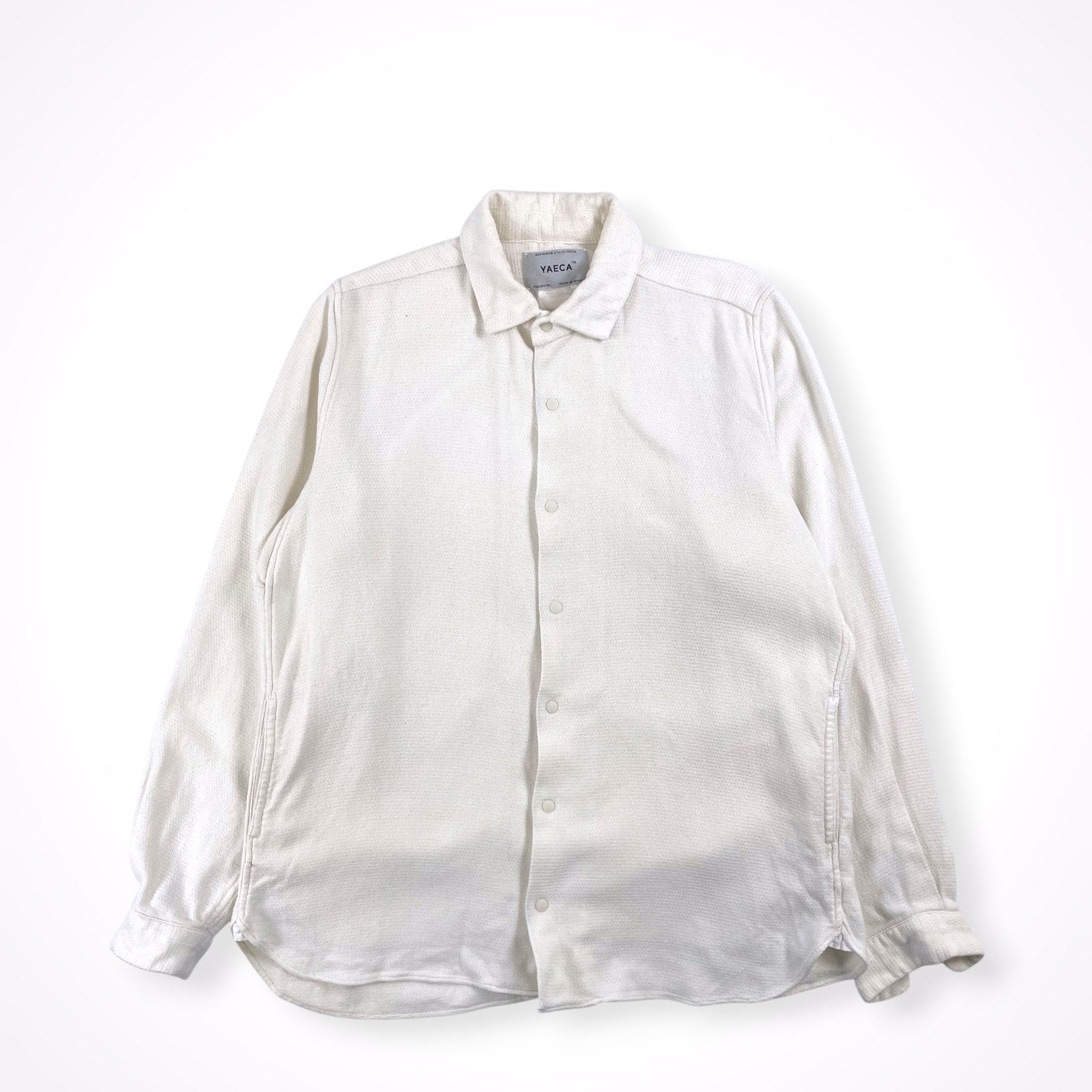 YAECA / サーマルスナップシャツ 参考定価：22,000程度 SIZE:M程度