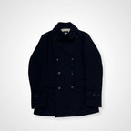 SHIPS シップス / SUPER140's Pコート ネイビー 参考定価：40,000程度 SIZE:S