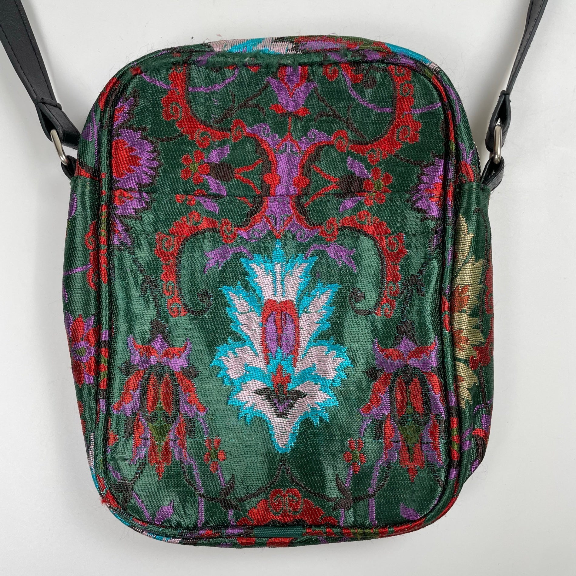 Ground Y グラウンド ワイ / フラワージャガードショルダーバッグ ゴブラン織り