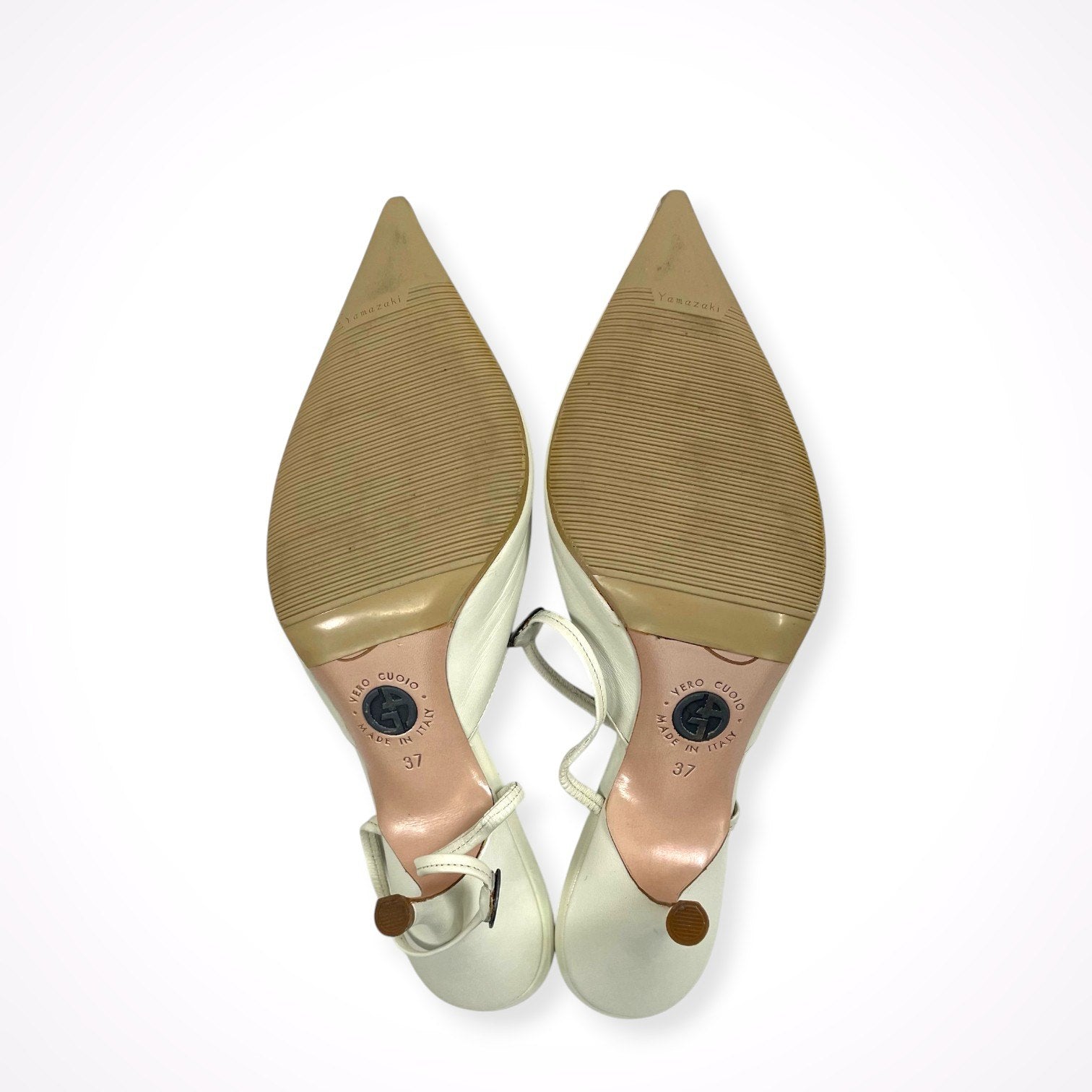 GIORGIO ARMANI / レザーストラップサンダル 美品 参考定価：150,000程度 SIZE：37