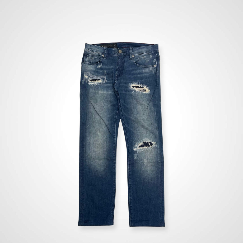 ARMANI EXCHANGE アルマーニエクスチェンジ / ダメージ加工デニムパンツ 参考定価：30,000程度 SIZE:29