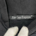 Fax Copy Express / クロップドスウェットフーディー ブラック SIZE:L