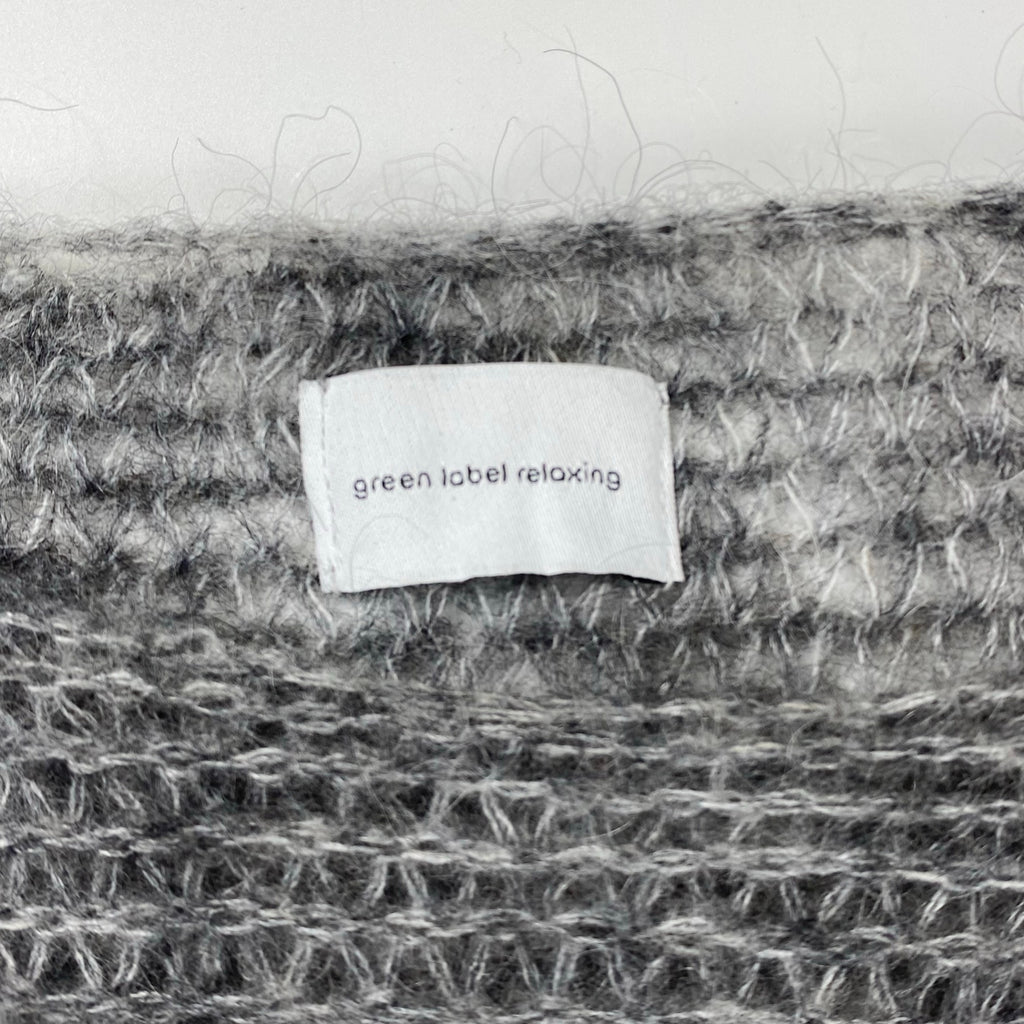 green label relaxing グリーンレーベルリラクシング / シアー モヘヤミックス プルオーバー ニット 参考定価：9,000+tax SIZE:FREE