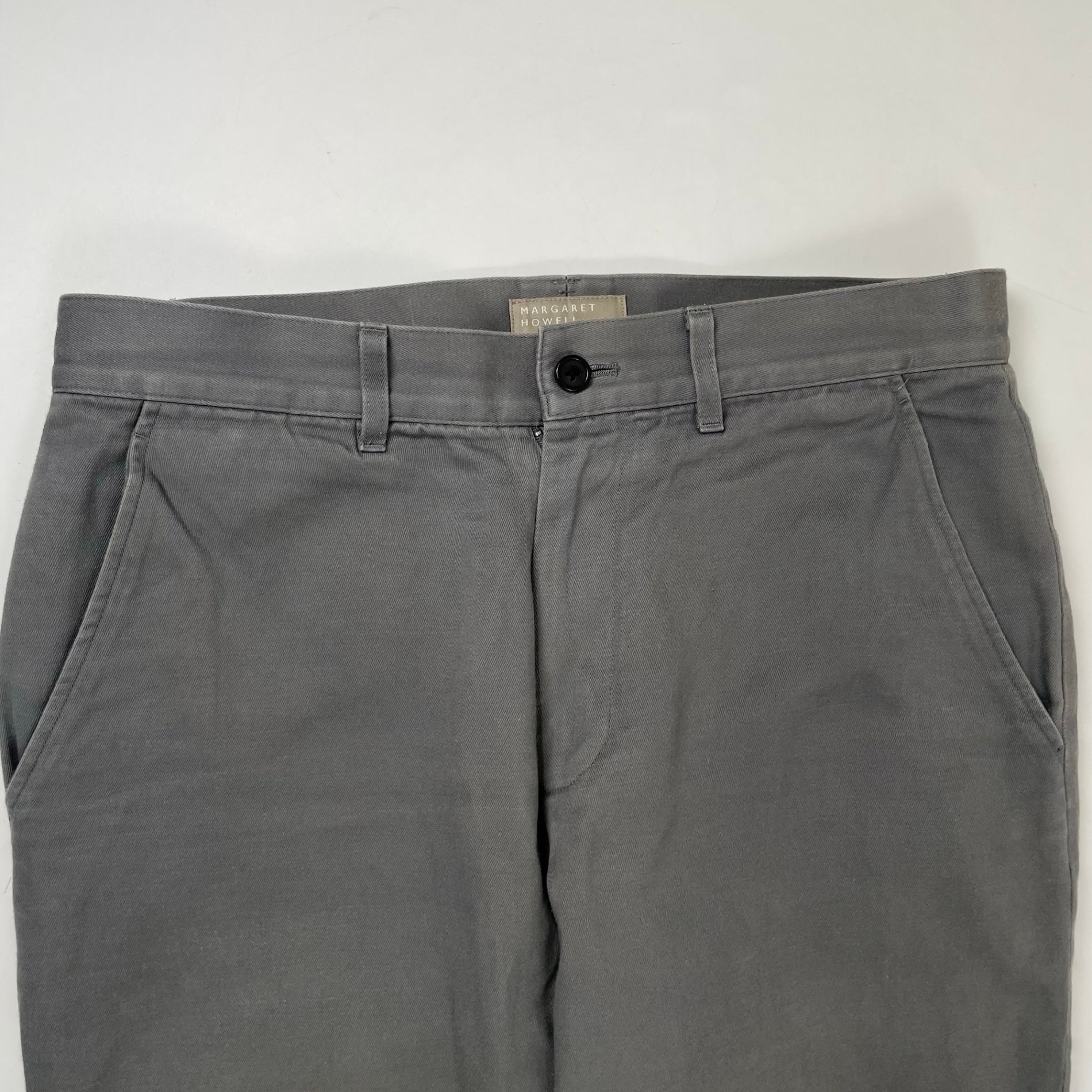 MARGARET HOWELL / 日本製 コットンリネンパンツ 参考定価：35,000程度 SIZE:S