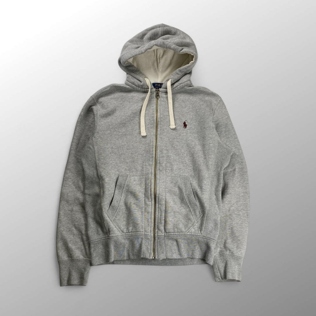 POLO RALPH LAUREN ポロラルフローレン / ジップアップパーカー フードサーマル ポニー刺繍 SIZE：S