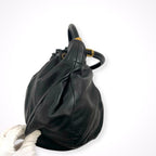 EMPORIO ARMANI / レザーボールハンドバッグ 参考定価：120,000程度