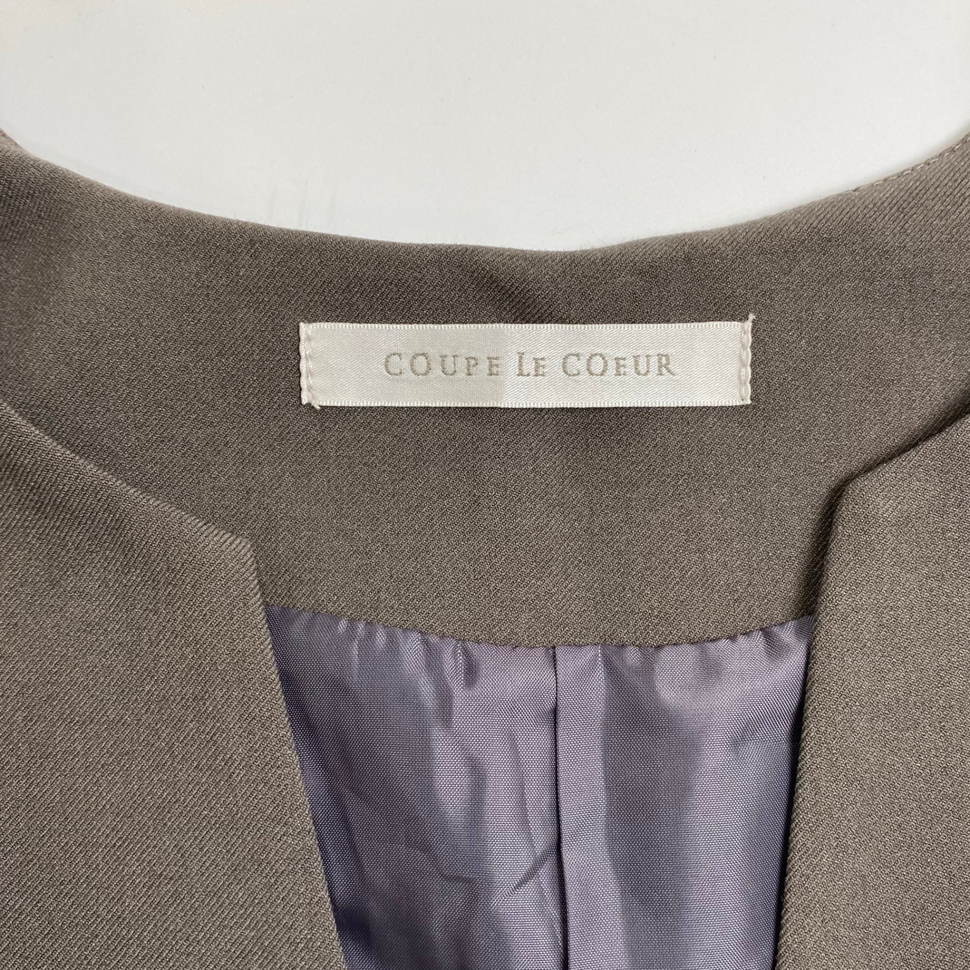 COUPE LE COEUR クープ ル クール fint / キーネックジャンパースカート 参考定価：17,000+tax SIZE:FREE