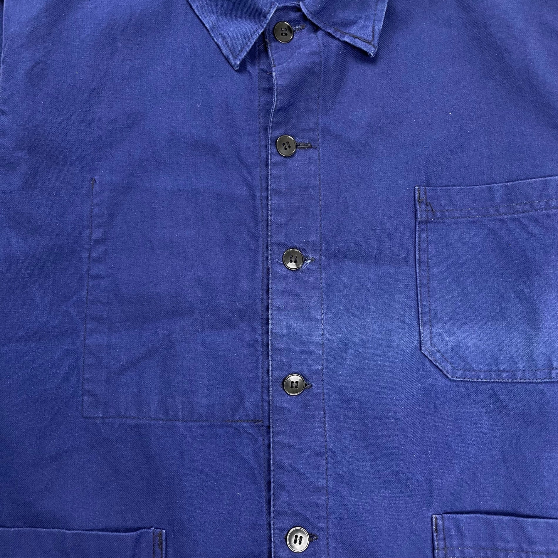 EURO VINTAGE ユーロヴィンテージ / 70s フレンチワークジャケット コットンドリル SIZE：L-XL程度