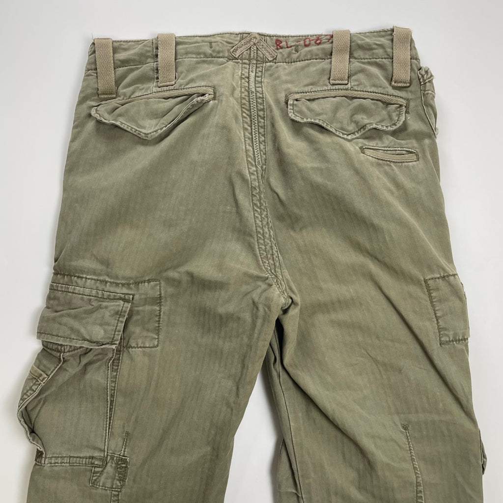 Polo by Ralph Lauren ポロ バイ ラルフローレン / ヘリンボーン パラシュートパンツ タクティカル Y2K SIZE:W30 L30