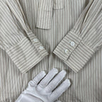 osakentaro / バラバラストライプシャツ 参考定価：30,000程度 SIZE：M-L程度