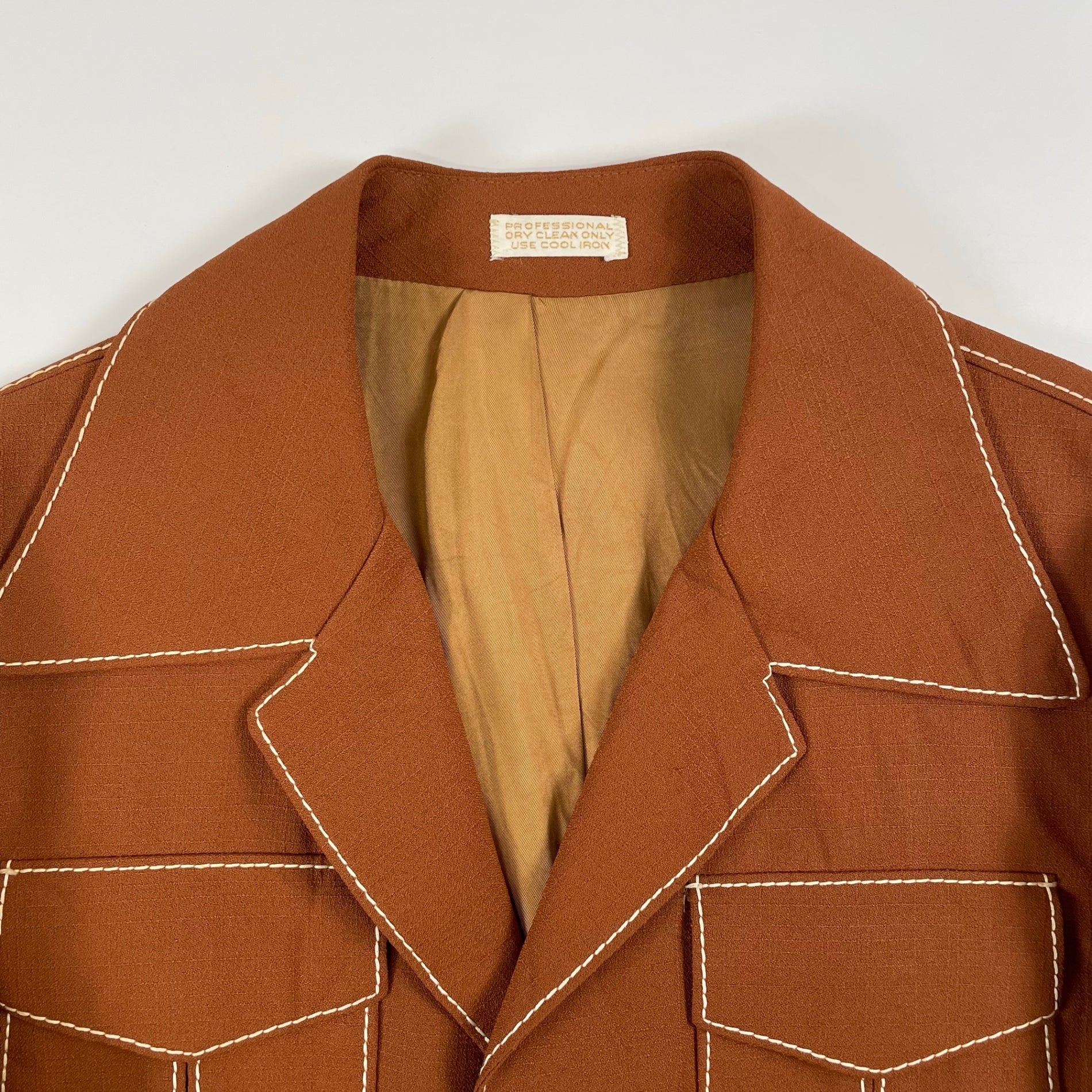 VINTAGE / 【denman alford】ステッチド3Bジャケット  SIZE:L程度