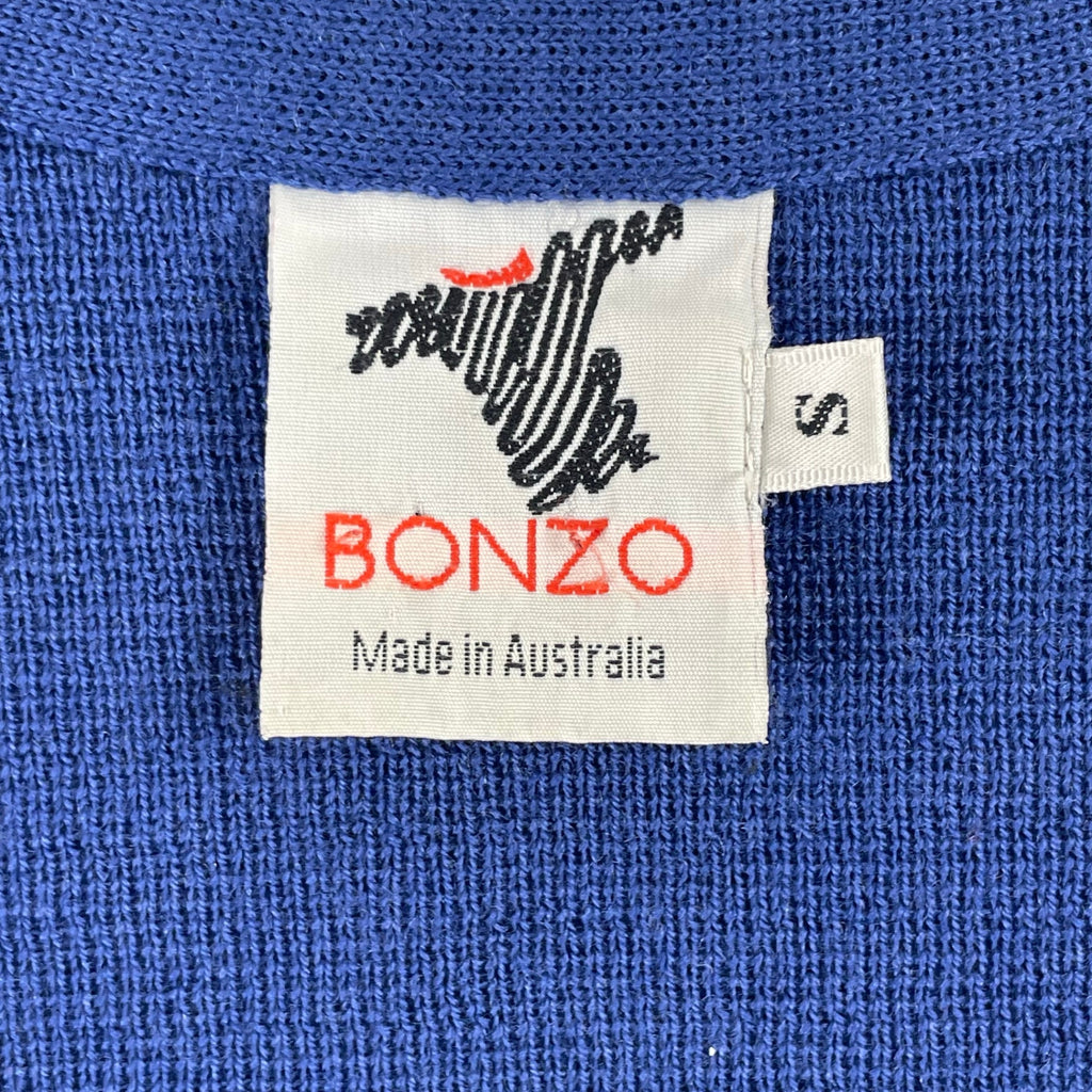 BONZO / 3Dピュアウールニットベスト オーストラリア製 SIZE:S