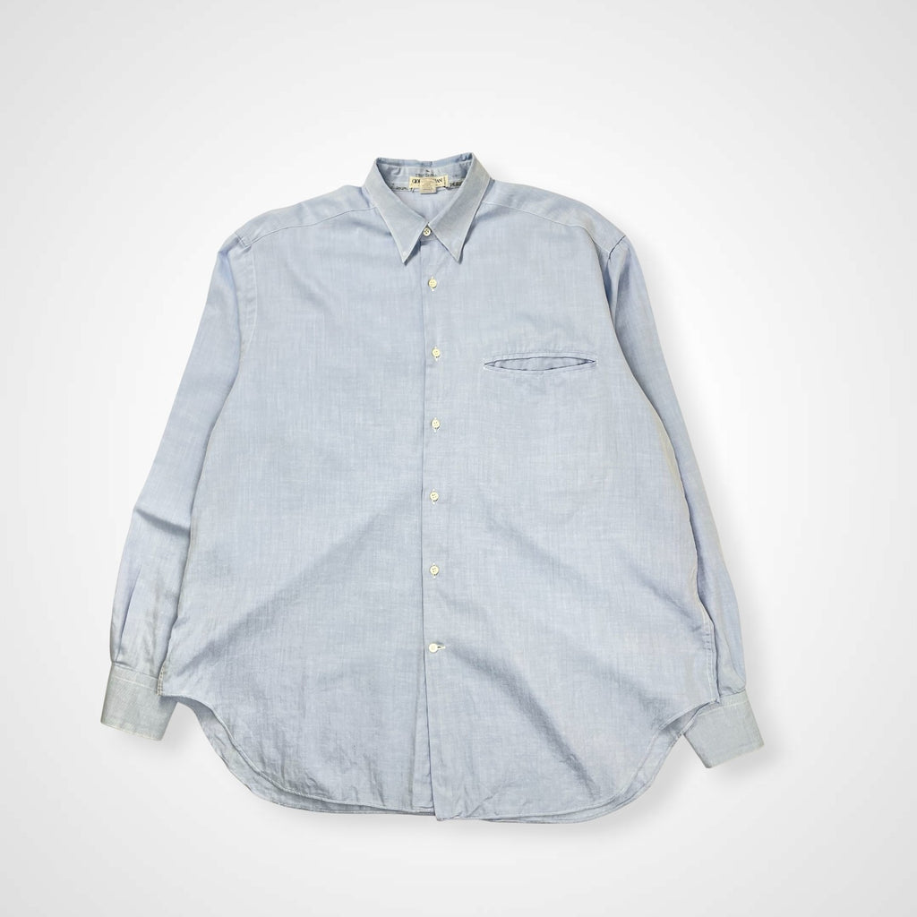 GIORGIO ARMANI LE COLLEZIONI ジョルジオアルマーニ / 80s ヴィンテージソリッドカラーシャツ SIZE：15 1/2
