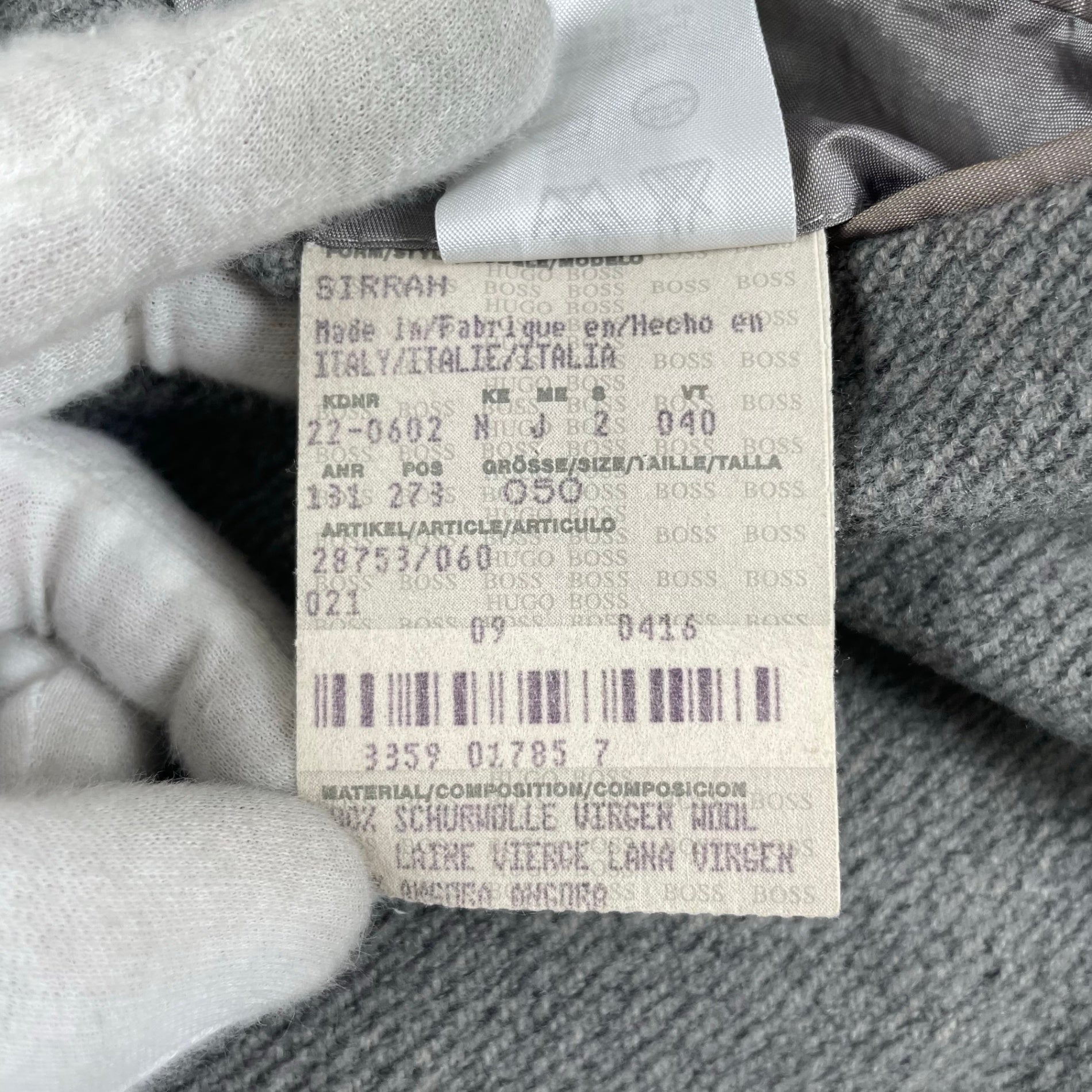 BOSS HUGO BOSS / ヴィンテージジャケット SIZE：50(L-XL程度)