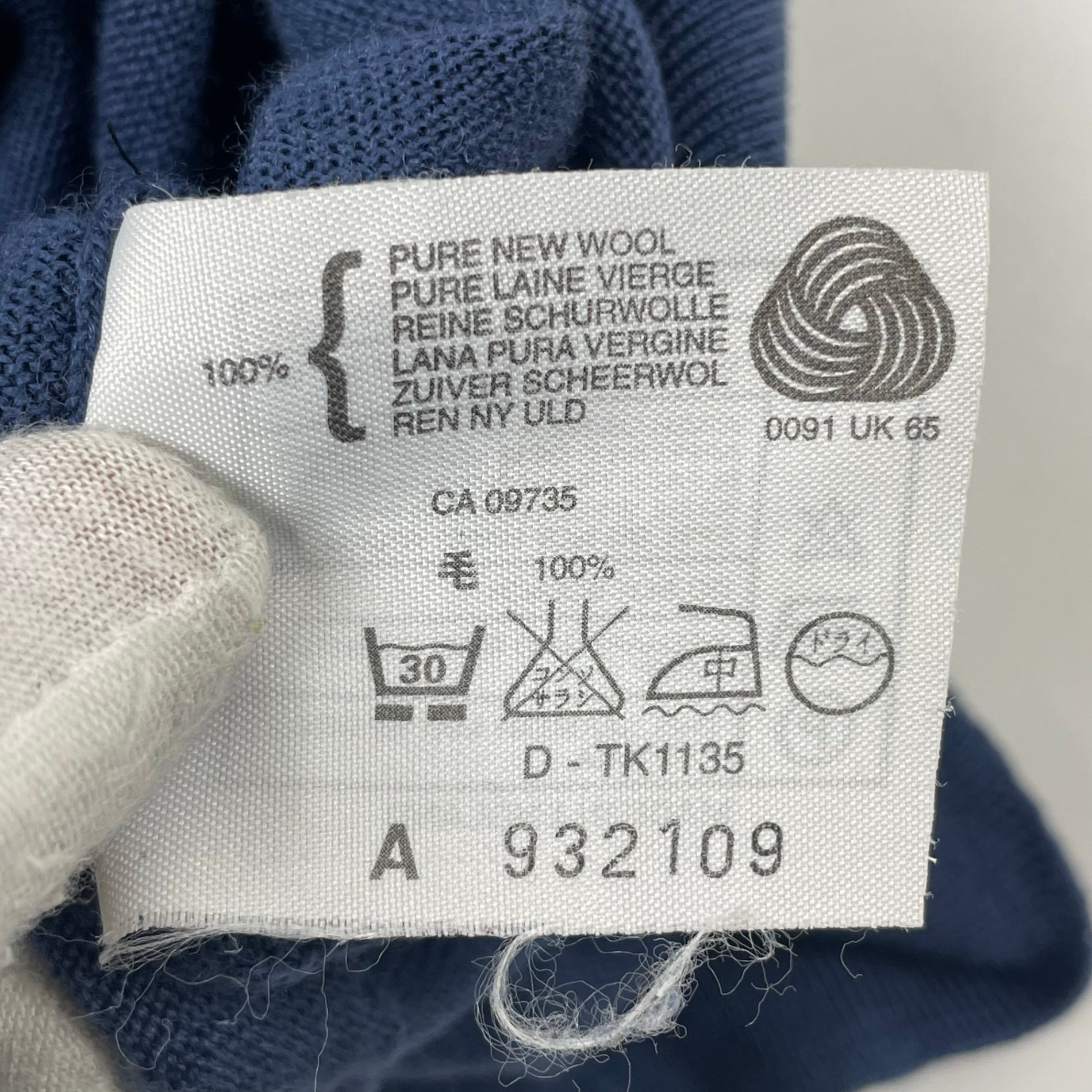 JOHN SMEDLEY / 英国製 8-90sヴィンテージタートルネックニット 旧タグ SIZE：S-M程度