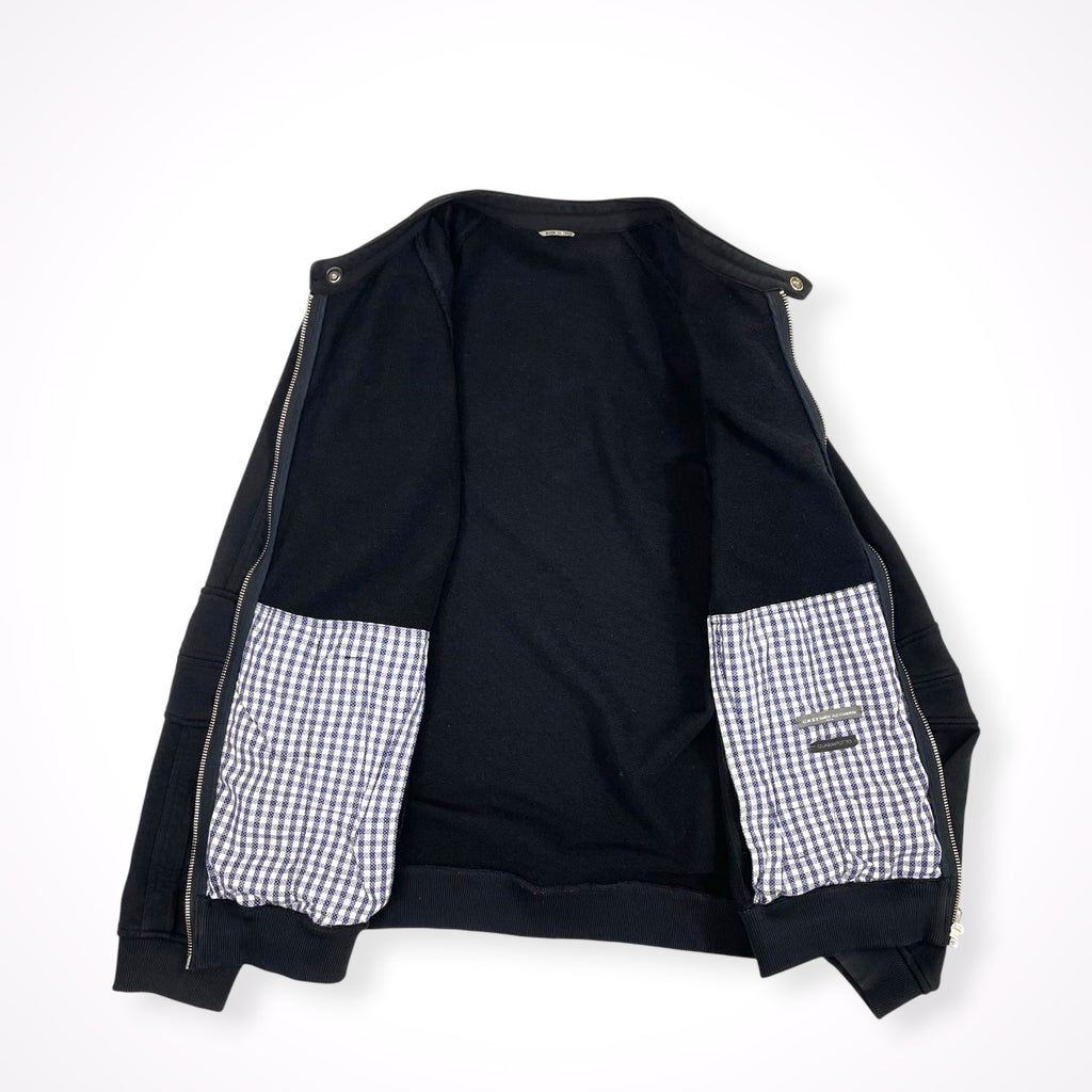 GREY DANIELE ALESSANDRINI / スウェット生地ライダースブルゾン 参考定価：60,000程度 SIZE:L程度