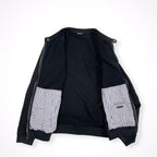 GREY DANIELE ALESSANDRINI / スウェット生地ライダースブルゾン 参考定価：60,000程度 SIZE:L程度