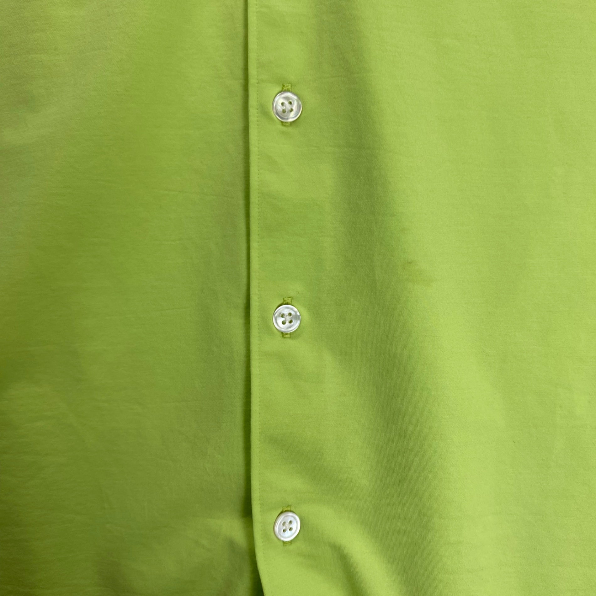 KANEMASA PHIL カネマサ フィル / ROYAL OX DRESS JERSEY SHIRT シャツ ライムグリーン 参考定価：25,000+tax SIZE：L