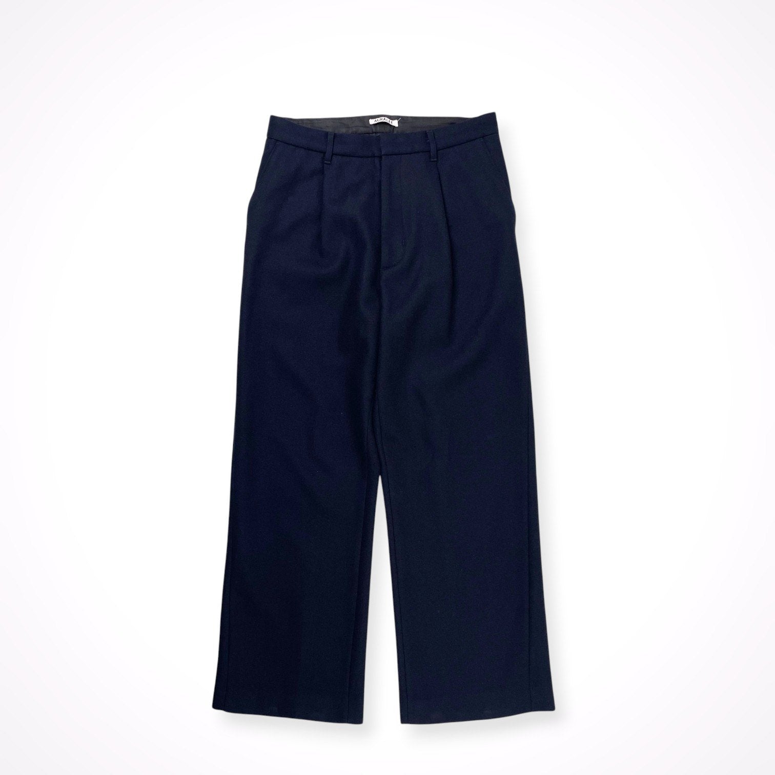 AURALEE / LIGHT MELTON WIDE SLACKS 参考定価：38,000+tax SIZE:4