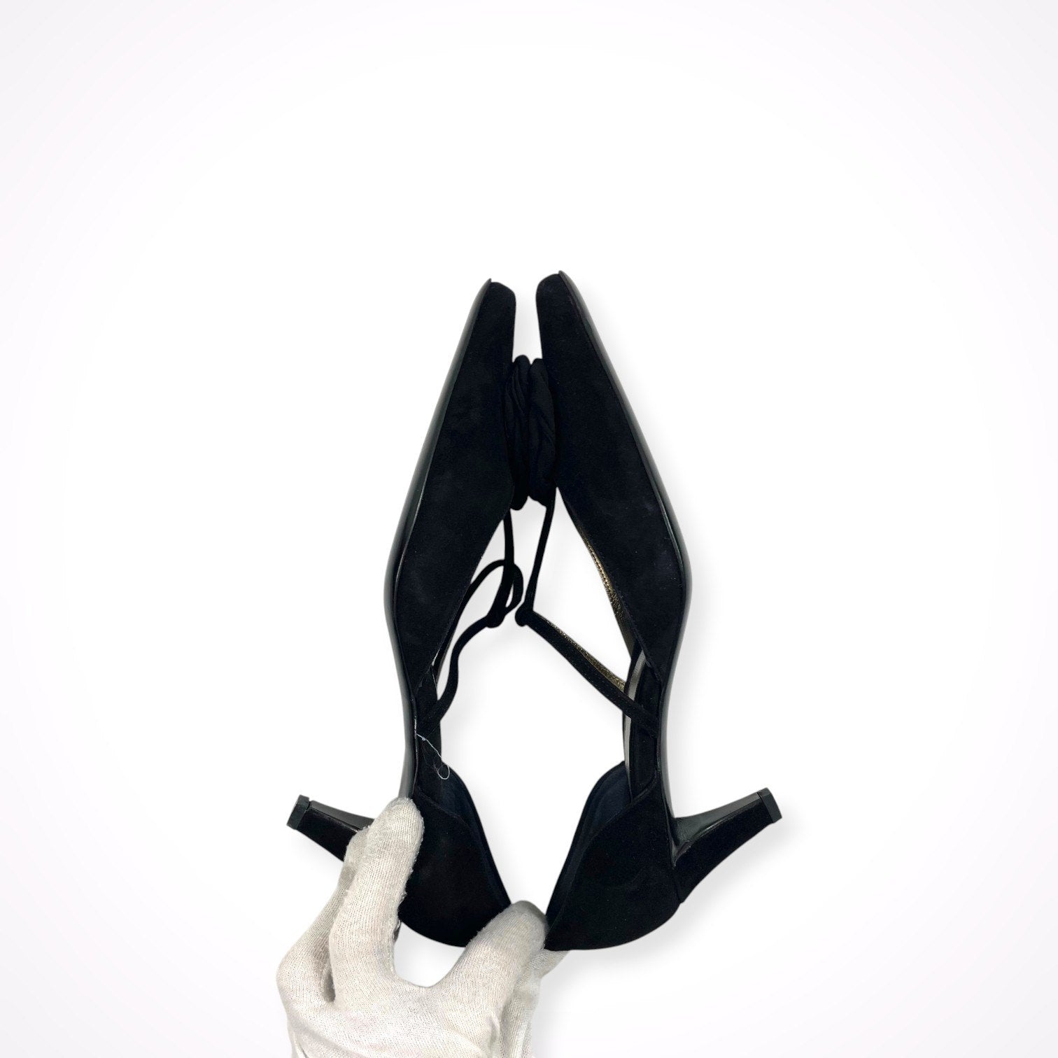 GIORGIO ARMANI / ローズTストラップパンプス 美品 参考定価：180,000程度 SIZE:37