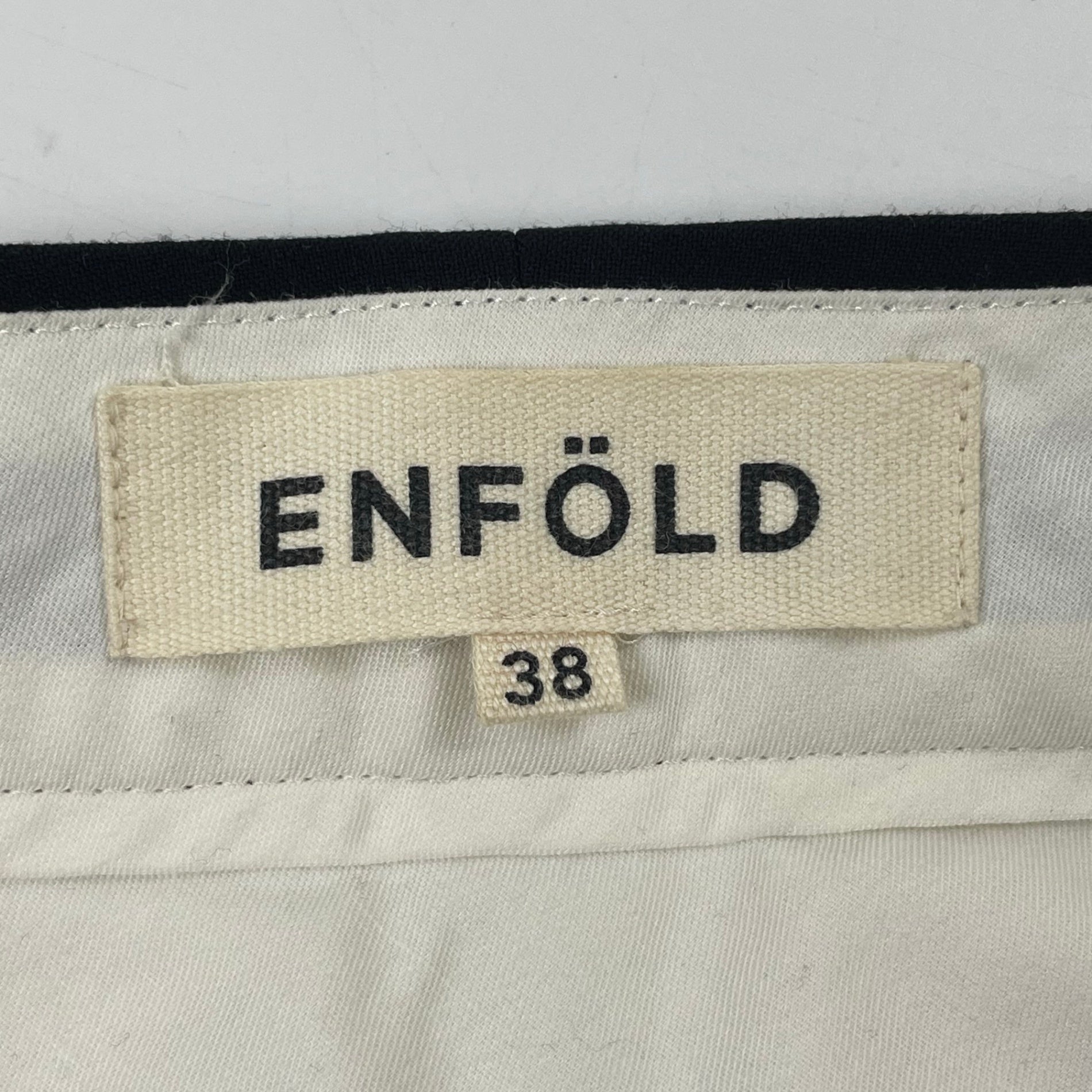 ENFOLD / ツイルゴムジョッパーズパンツ ブラック 参考定価：20,000程度 SIZE:38