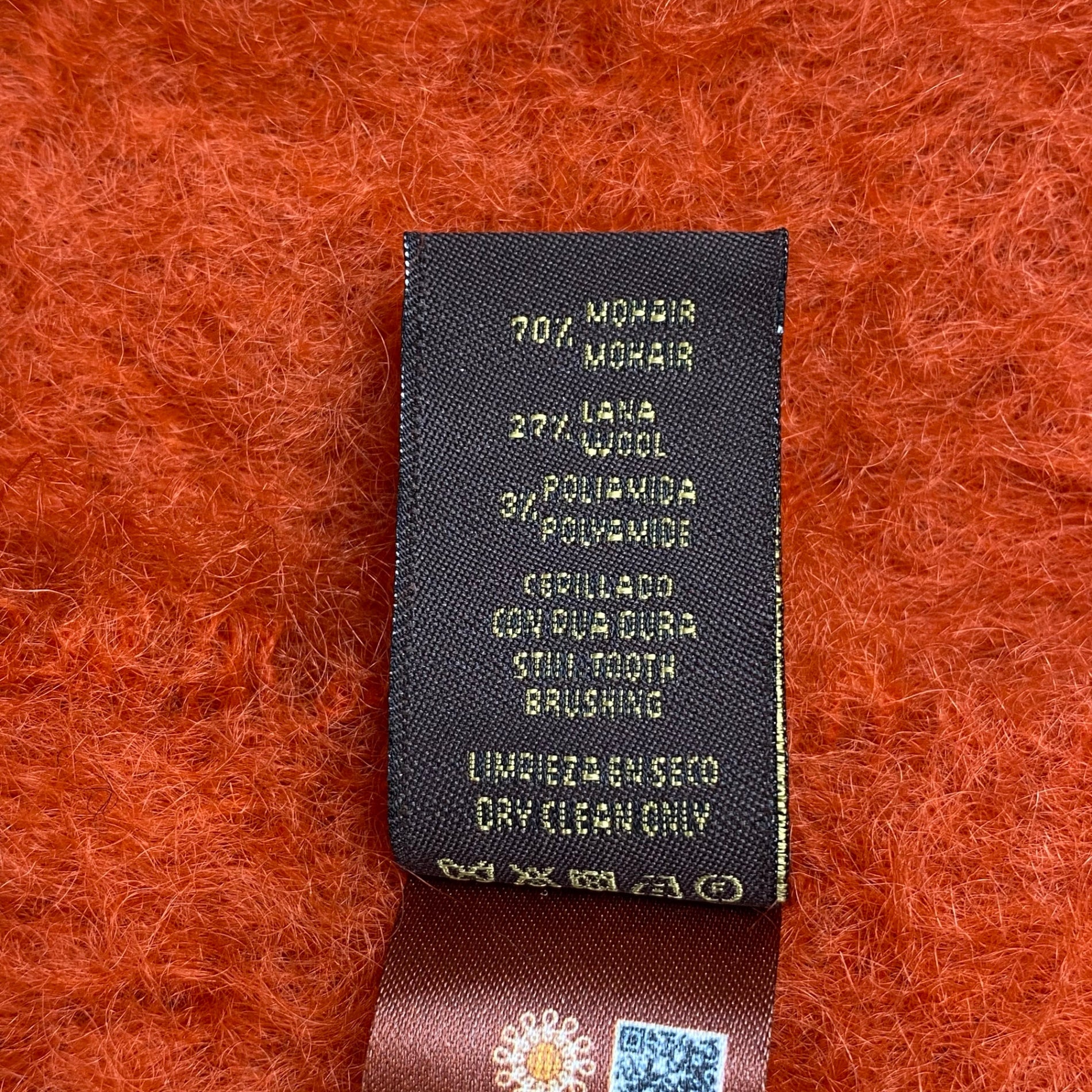 MANTAS EZCARAY マンタスエスカライ / モヘヤMIX大判マフラー OEKO-TEX認定品 169×34.5cm 参考定価：25,000程度