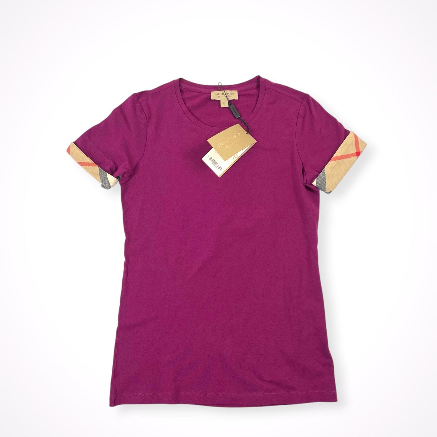 BURBERRY バーバリー / ノヴァ切替Tシャツ 未使用品 参考定価：390＄ SIZE:XS