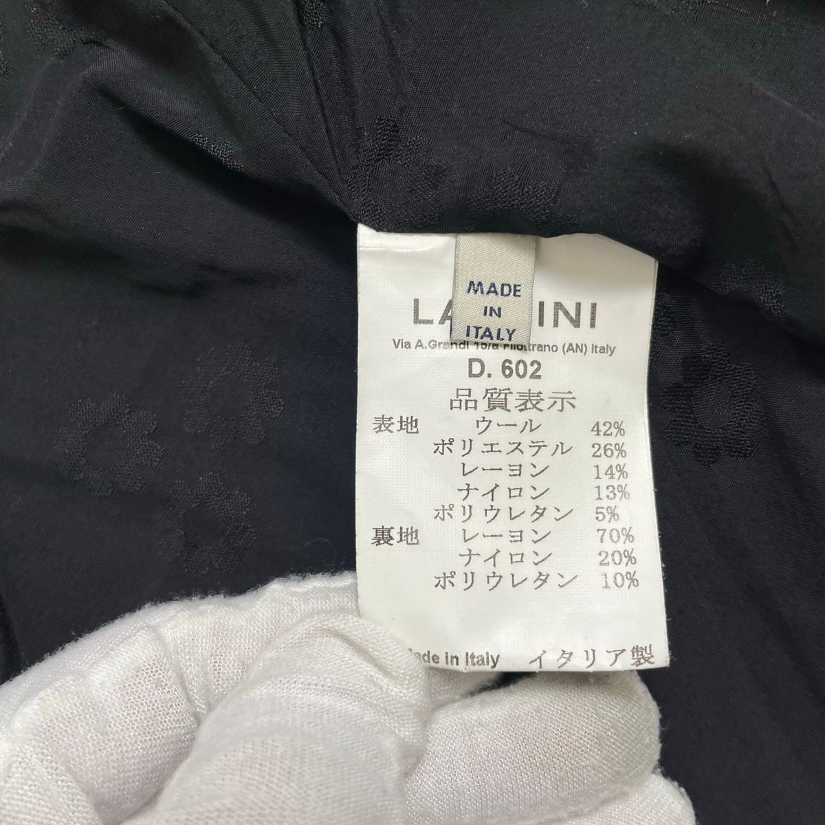 LARDINI / セットアップスーツ ダークグレー 参考定価：250,000程度 SIZE:38