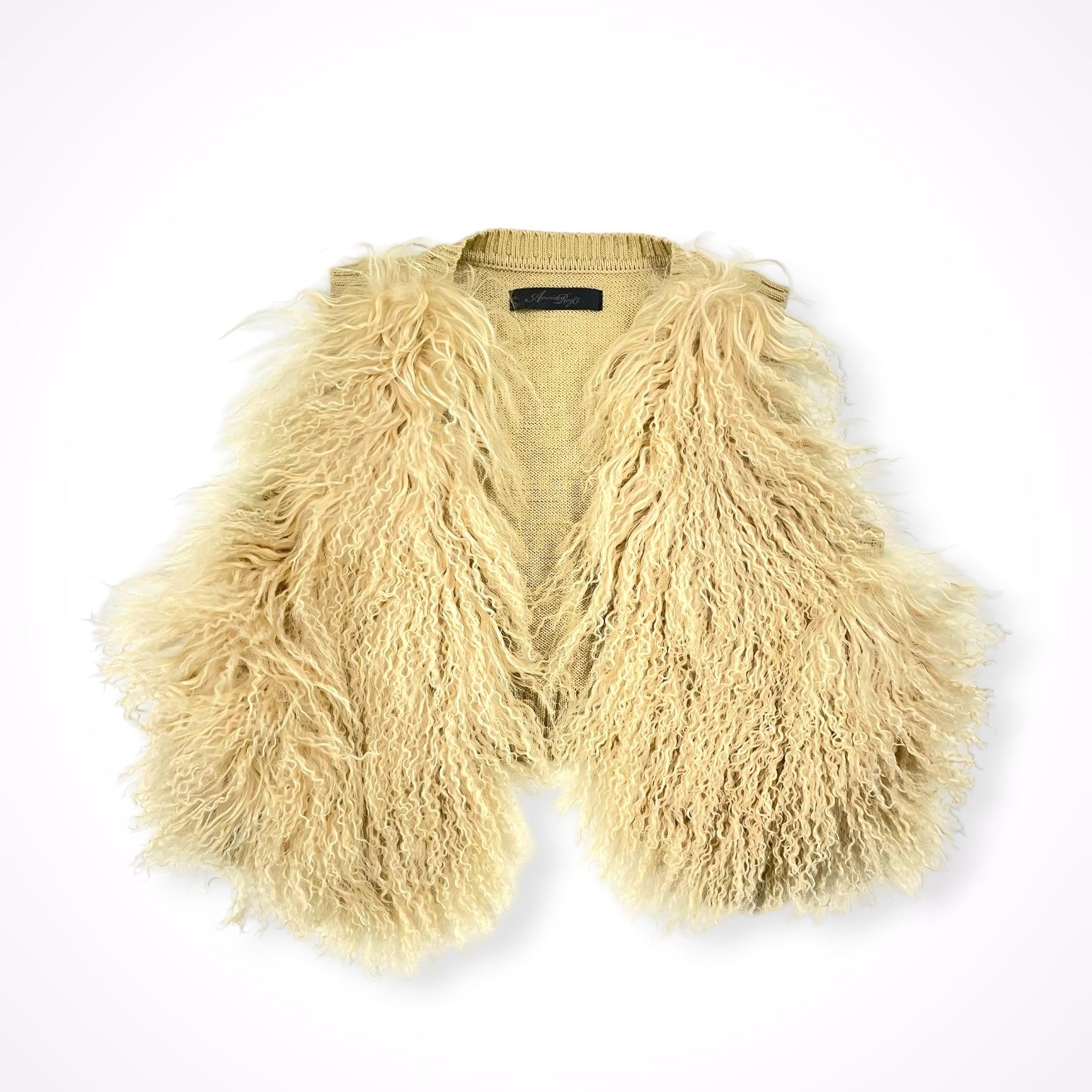 American Rag Cie / チベットラムファーベスト SIZE:M程度