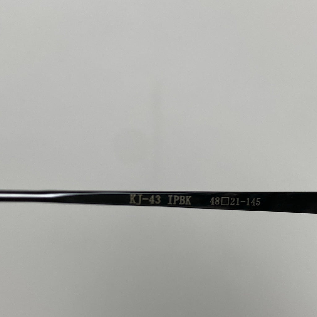 金子眼鏡 【JAPANシリーズ】 / ハイブリッジボストン KJ-43 JPBK 参考定価：42,000+tax