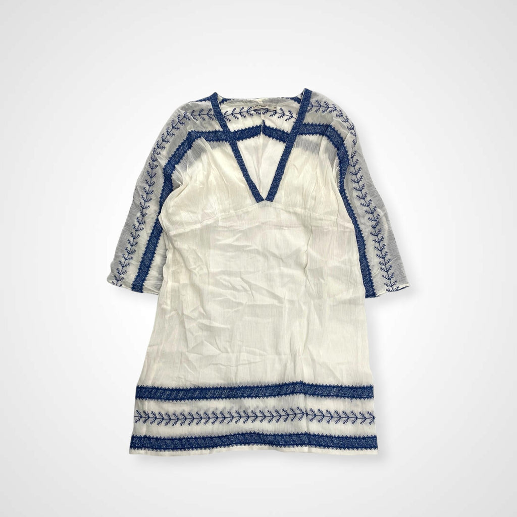 MES DEMOISELLES PARIS メドモアゼル / 刺繍チュニックブラウス インド製 参考定価：28,000程度 SIZE：36