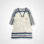 MES DEMOISELLES PARIS メドモアゼル / 刺繍チュニックブラウス インド製 参考定価：28,000程度 SIZE：36