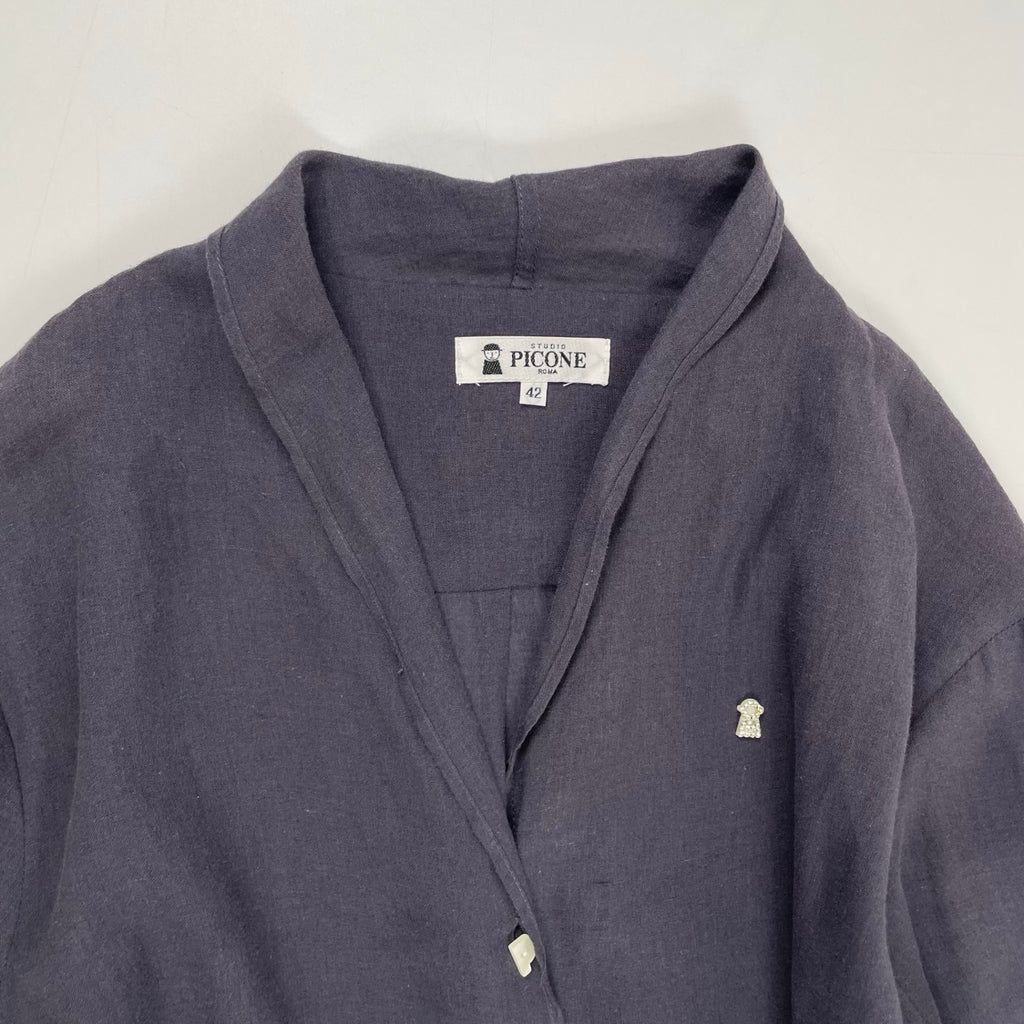 PICONE / リネンシャツワンピース 参考定価：40,000程度 SIZE：42