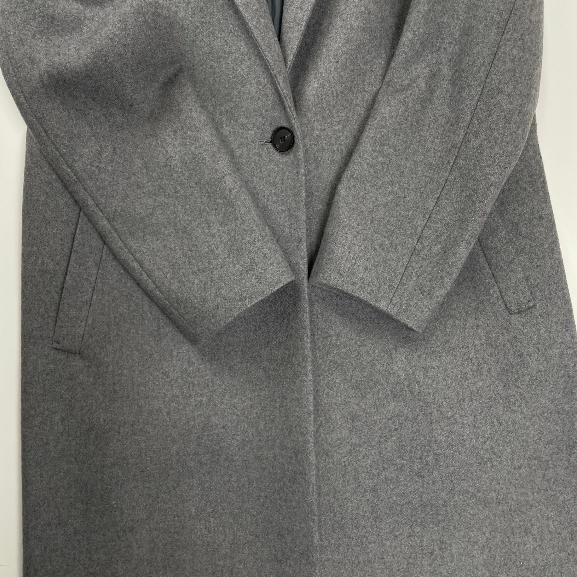 iCB アイシービー / ウールライトメルトンチェスターコート グレー 参考定価：52,000+tax SIZE:00