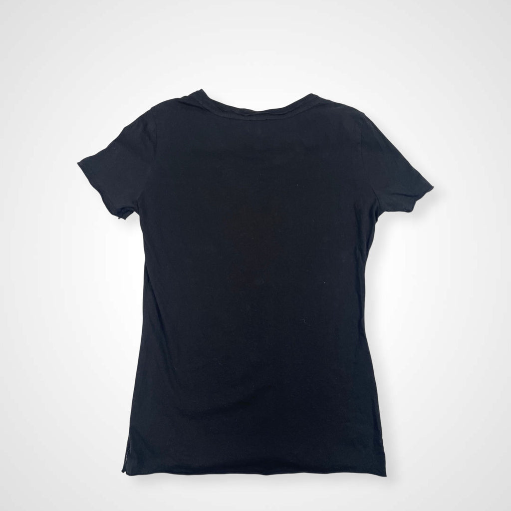 ARMANI JEANS アルマーニ ジーンズ / ハートロゴプリントTシャツ 参考定価：20,000程度 SIZE：L