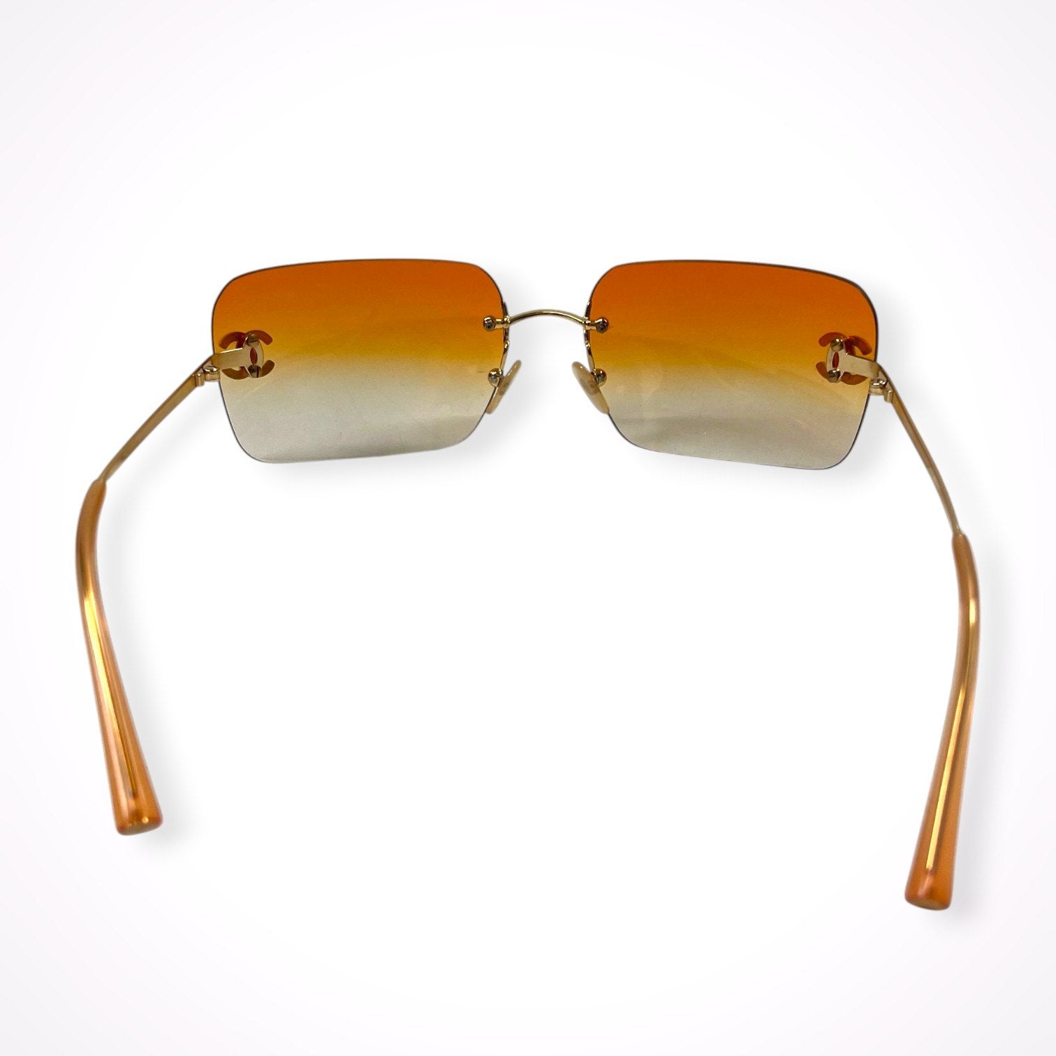 CHANEL / ココマーク リムレスサングラス 4017-D SIZE:62□17 120