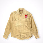 Coca-cola / ヴィンテージ ストライプワークシャツ 企業物 SIZE:L
