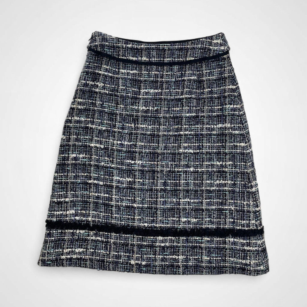 courreges クレージュ / ロゴチェーン付 ツイードスカート 参考定価：30,000程度 SIZE:38