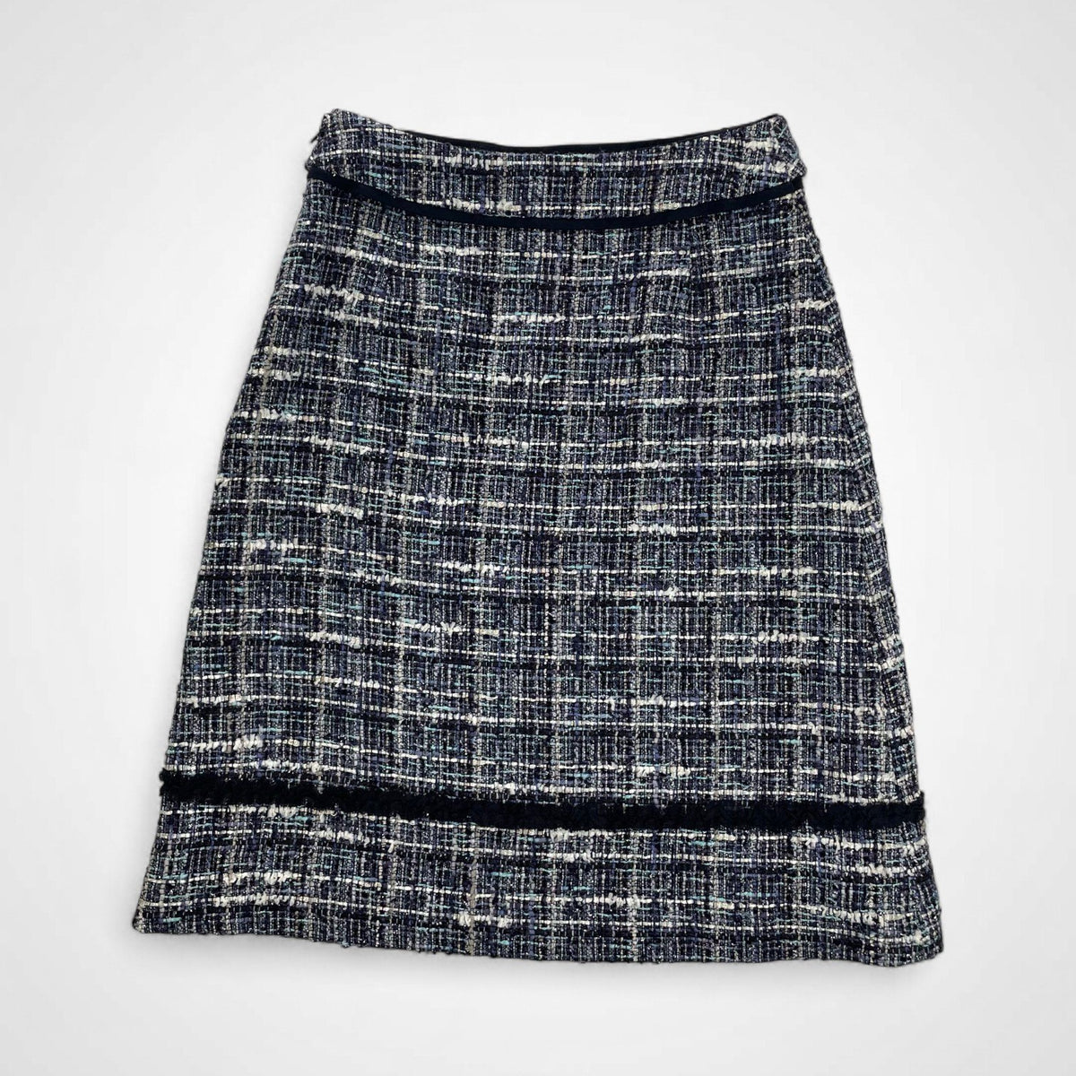 courreges クレージュ / ロゴチェーン付 ツイードスカート 参考定価：30,000程度 SIZE:38