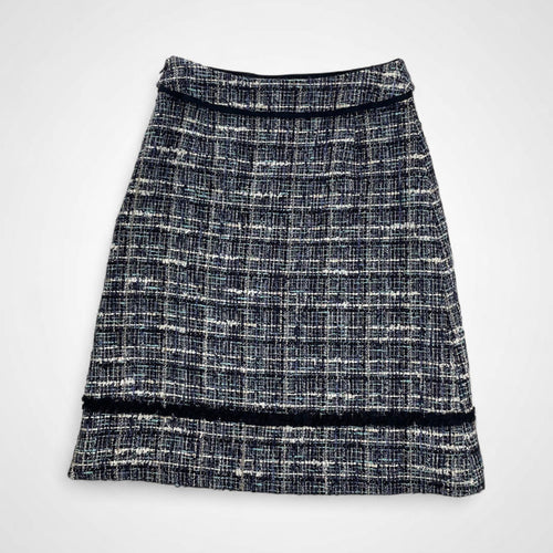 courreges クレージュ / ロゴチェーン付 ツイードスカート 参考定価：30,000程度 SIZE:38