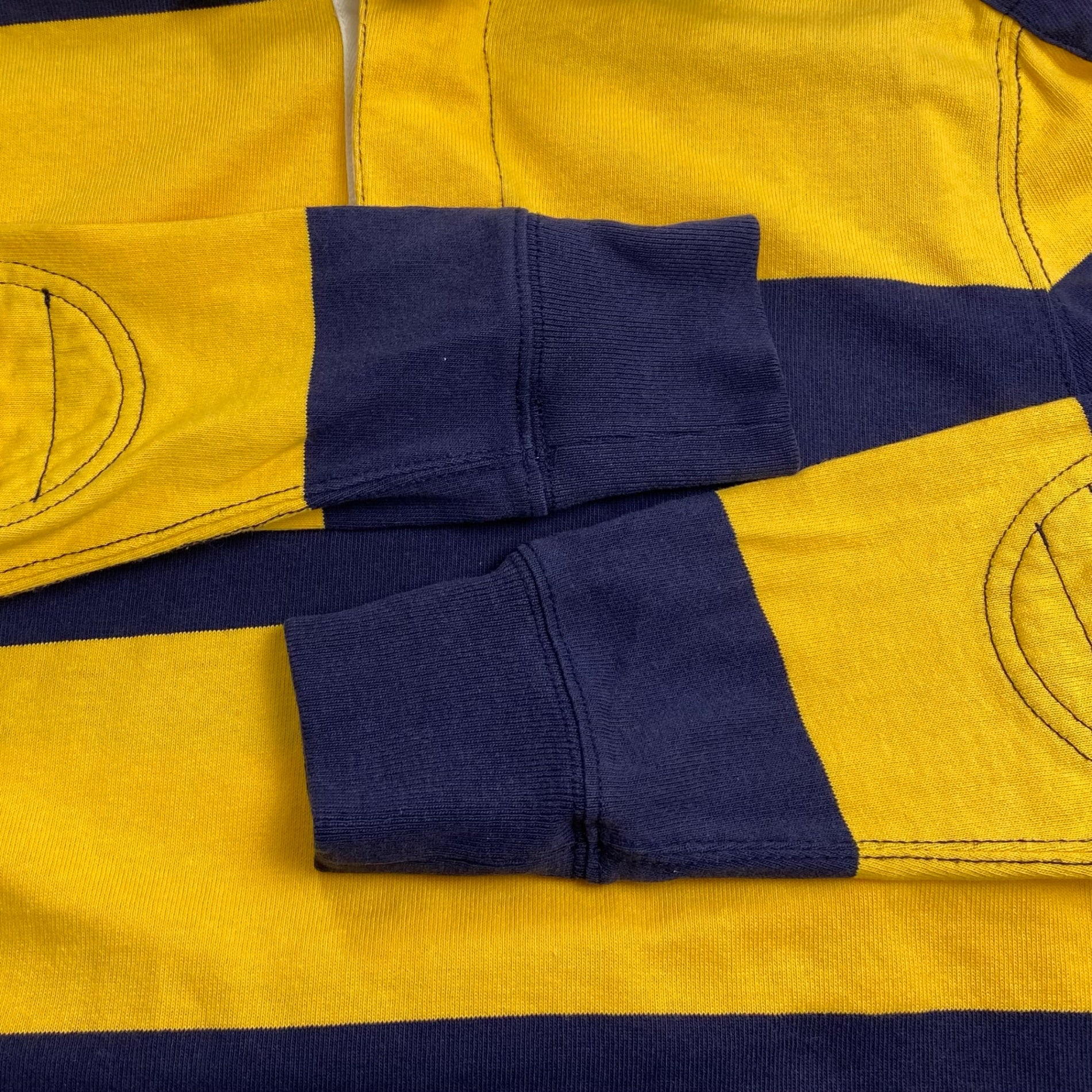 POLO RALPH LAUREN ポロ ラルフローレン / ラガーシャツ ボーダー スモールポニー SIZE:XS