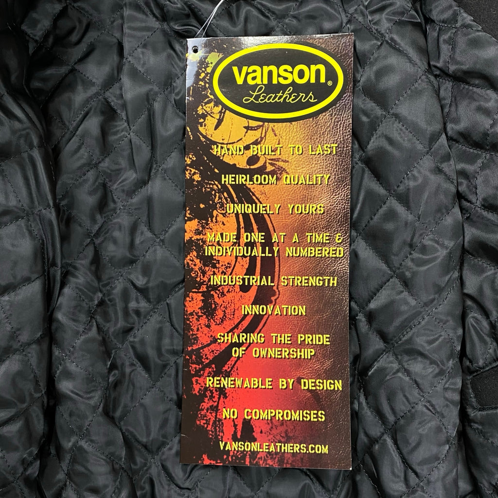 VAN JACKET × vanson ヴァンヂャケット バンソン / 70周年 アワードジャケット フルデコ 未使用品 SIZE:M