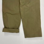 DESCENTE PAUSE デサントポーズ / EASY SLACKS カーキ 参考定価：20,000+tax  SIZE:S