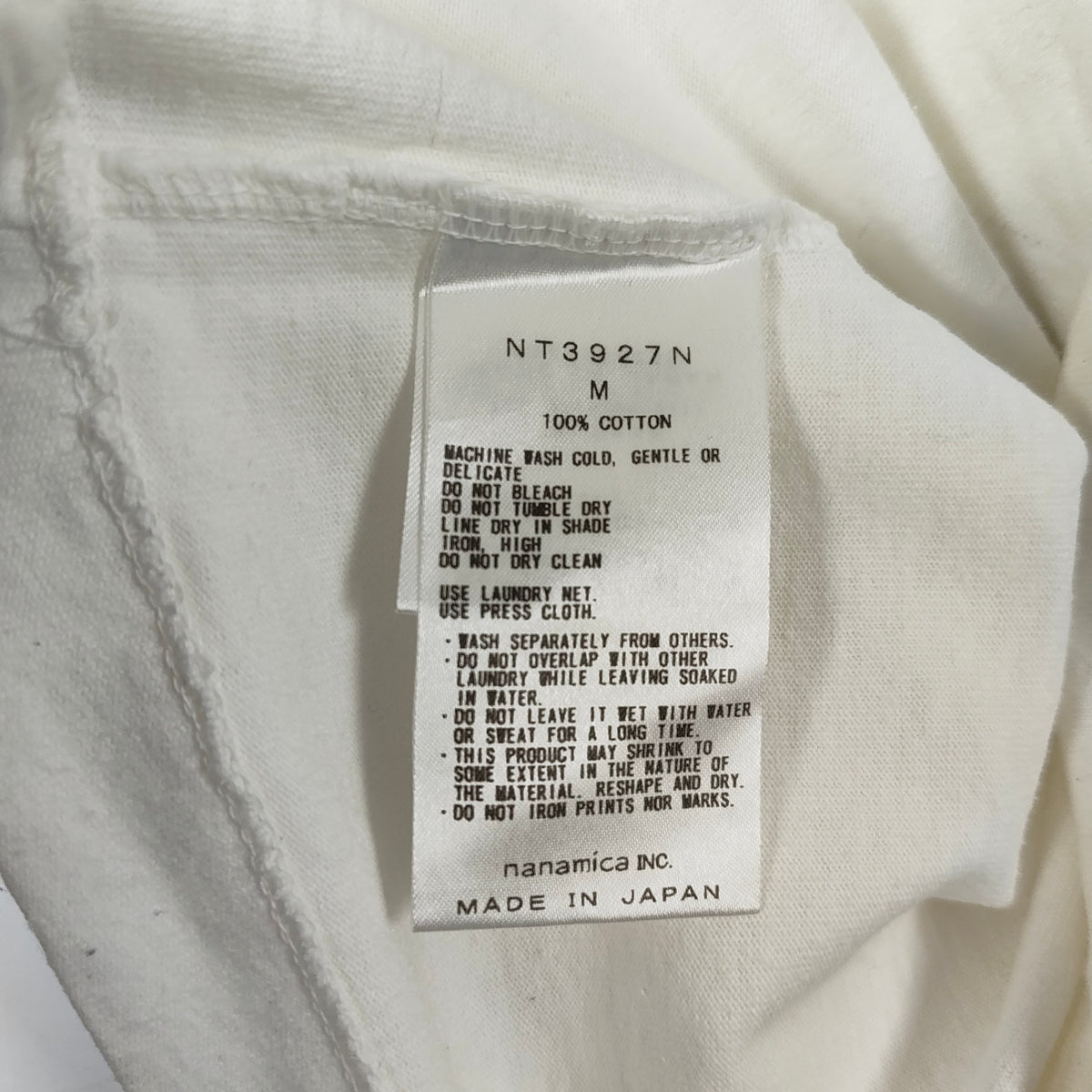 THE NORTH FACE PURPLE LABEL / 5.5oz H/S Graphic Tee NT3927N 参考定価：9,000程度 SIZE:M